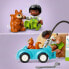 Фото #4 товара Детям > LEGO > LEGO Duplo 10985 Город Ма Ветряные Турбины и Электромобиль, игрушка-коляска с 2 лет