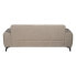 3-Seater Sofa Taupe Wood 220 x 87 x 85 cm