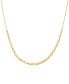 ფოტო #1 პროდუქტის Polished & Textured Bead Collar Necklace in 10k Gold, 18" + 1" extender
