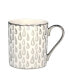 Mosaic Silver-Tone Plated 16 oz Can Mugs Set of 6