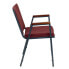 Фото #1 товара Hercules Series Heavy Duty Burgundy Patterned Fabric Stack Chair With Arms