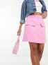 Фото #2 товара Y.A.S pocket detail mini skirt in pink