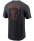 Фото #2 товара Men's Mike Yastrzemski Black San Francisco Giants Name and Number T-shirt
