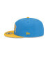 Фото #4 товара Men's X Staple Powder Blue, Gold Los Angeles Chargers Pigeon 59Fifty Fitted Hat