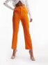 Фото #4 товара ASOS DESIGN slim skim cigarette trouser in orange