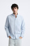 STRIPED CREASED-EFFECT SHIRT