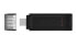 Kingston DataTraveler 70 - 64 GB - USB Type-C - 3.2 Gen 1 (3.1 Gen 1) - Cable - 7 g - Black