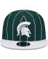 Фото #3 товара Men's Green, White Michigan State Spartans Vintage-Like 9FIFTY Snapback Hat