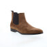 Фото #2 товара Bruno Magli Billy MB2BILB0 Mens Brown Suede Slip On Chelsea Boots