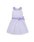 Фото #1 товара Платье для малышей Hope & Henry с отложным воротником "Питер Пен", в клетку, для девочек