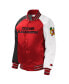 ფოტო #3 პროდუქტის Big Boys Red Chicago Blackhawks Raglan Full-Snap Varsity Jacket