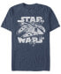 Фото #1 товара Star Wars Men's Classic Millennium Falcon Starry Short Sleeve T-Shirt