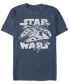 Star Wars Men's Classic Millennium Falcon Starry Short Sleeve T-Shirt