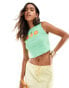 Фото #1 товара Stradivarius oranges tank top in green