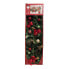 Member's Mark 120 Warm White LED Pre-Lit Decorated Garland, 9Ft, Red