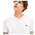 Фото #5 товара LACOSTE Pima Cotton short sleeve v neck T-shirt