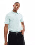 Фото #2 товара BOSS Orange Passenger slim fit polo in aqua blue