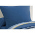 Фото #3 товара HOME PASSION STANIS Mikrofaser-Bettwsche-Set 1 Bettbezug 140 x 200 cm + 1 Kissenbezug 63 x 63 cm Blau