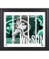 Фото #1 товара Zach Wilson New York Jets Framed 15" x 17" Player Panel Collage