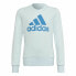 Фото #1 товара Толстовка без капюшона для девочек Adidas Essentials Светло Синий