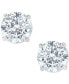 Diamond Screw Back Stud Earrings (4 ct. t.w.) in 14k White Gold