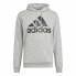 Фото #1 товара Толстовка с капюшоном мужская Adidas Essentials Fleece Big Logo Серый