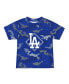 ფოტო #4 პროდუქტის Toddler Boys and Girls Royal Los Angeles Dodgers Field Ball T-shirt and Shorts Set