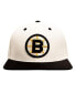 Men's Cream Boston Bruins Retro Classic Logo Snapback Hat