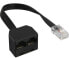 Фото #1 товара InLine ISDN splitter 1x RJ45 M / 2x RJ45 F - 8P4C without Resistors