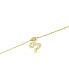 ფოტო #2 პროდუქტის Women's Clear Crystal Saturn Pendant Necklace