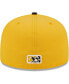 Фото #2 товара Men's Yellow Bradenton Marauders Authentic Collection 59FIFTY Fitted Hat