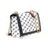 Dámská crossbody kabelka 16-7354 black/white