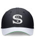 Фото #4 товара Men's Navy, White Chicago White Sox Cooperstown Collection Rewind Swooshflex Performance Hat