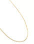 Фото #3 товара Lost Souls stainless steel flat snake belly chain in 18k gold plated