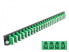 Delock 43370 - Fiber - LC - Green - Rack mounting - 1U - 44 mm