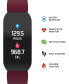 Фото #2 товара Часы iTouch Burgundy Silicone Smartwatch 44mm