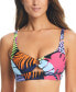 ფოტო #1 პროდუქტის Women's Palm Prowl O-Ring Bikini Top, Created for Macy's