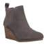 Фото #2 товара TOMS Kayley Pull On Booties Womens Brown Casual Boots 10019117T