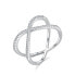 Фото #1 товара Кольцо MOISS Zirconia Sparkle двойное R00021