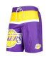 ფოტო #3 პროდუქტის Men's Purple Los Angeles Lakers Sea Wind Swim Trunks