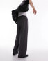 Фото #12 товара Topman drape wide leg jogger in charcoal