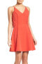 Фото #1 товара Adelyn Rae 243173 Womens Jinni Woven Popover Fit & Flare Dress Red Size X-Small