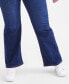 Фото #5 товара Plus Size Mid Rise Curvy Bootcut Jeans, Created for Macy's
