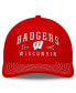 Фото #3 товара Men's Red Wisconsin Badgers Carson Trucker Adjustable Hat