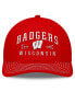 Бейсболка Top of the World мужская красная Wisconsin Badgers Carson Trucker Красный, Один размер - фото #3