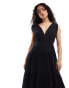 Фото #4 товара Pimkie sleeveless v neck tiered maxi dress in black