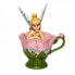 DISNEY Peter Pan Tinkerbell Sitting In Flower Figure