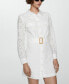 ფოტო #3 პროდუქტის Women's Embroidered Belt Dress