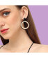 Фото #3 товара Women's Block Drop Earrings