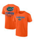 Men's Orange Florida Gators Game Day 2-Hit T-shirt